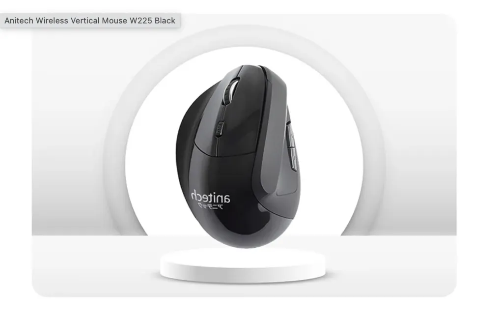 Anitech Wireless Vertical Mouse W225 