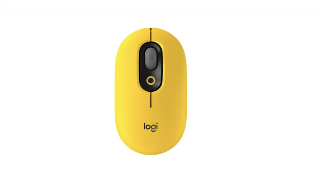 Logitech POP Wireless Mouse with Emoji Blast Yellow 