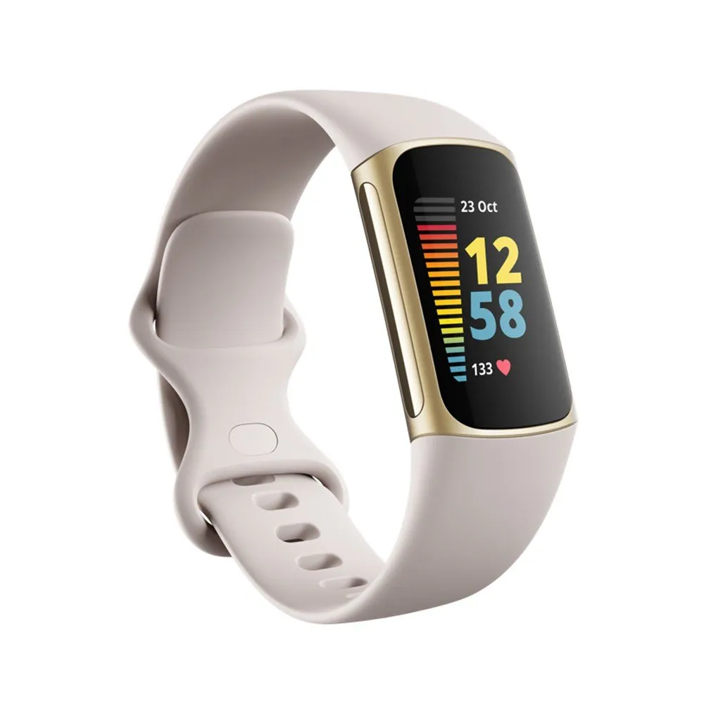 Fitbit Smartwatch Charge 5 Soft Gold/Lunar White 
