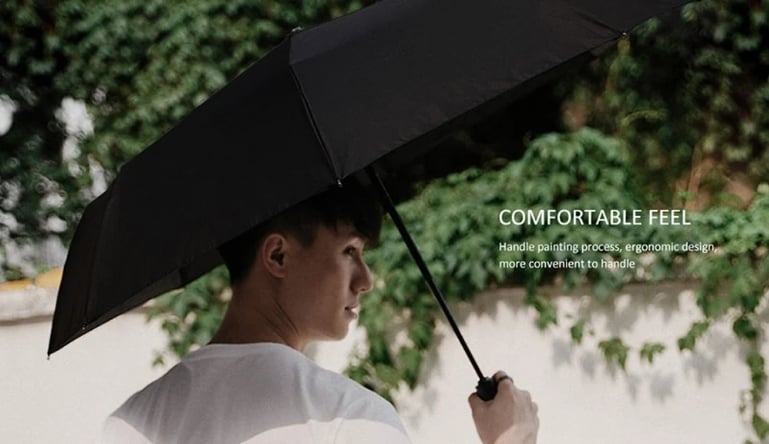 ร่มกันฝน Xiaomi Empty Valley Automatic Umbrella Black