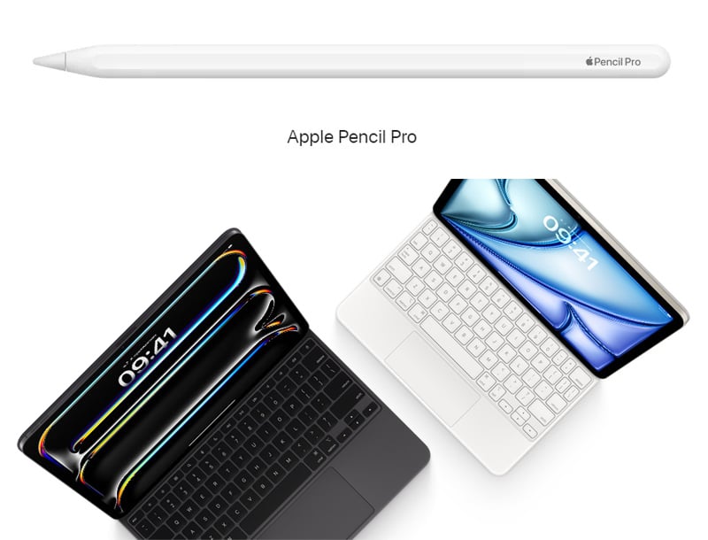 Apple-pencil-pro-&-Magic-Keyboard