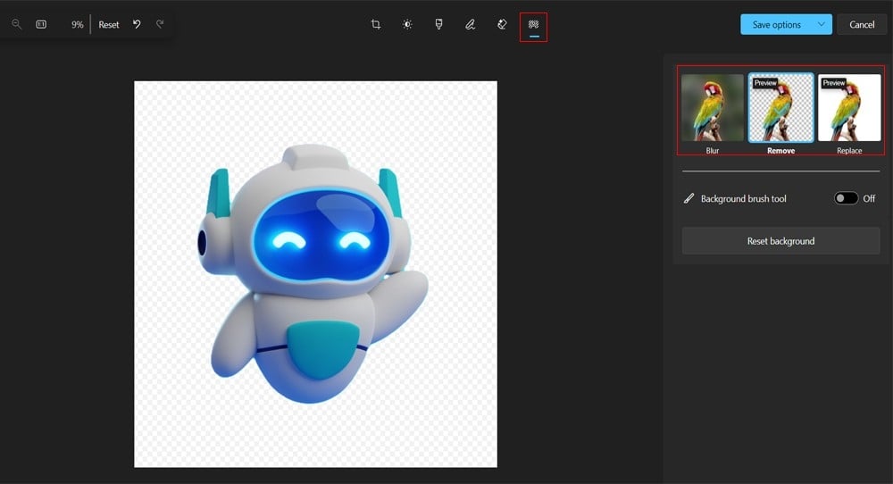 โปรแกรม Photo ลบพื้นหลังด้วย AI