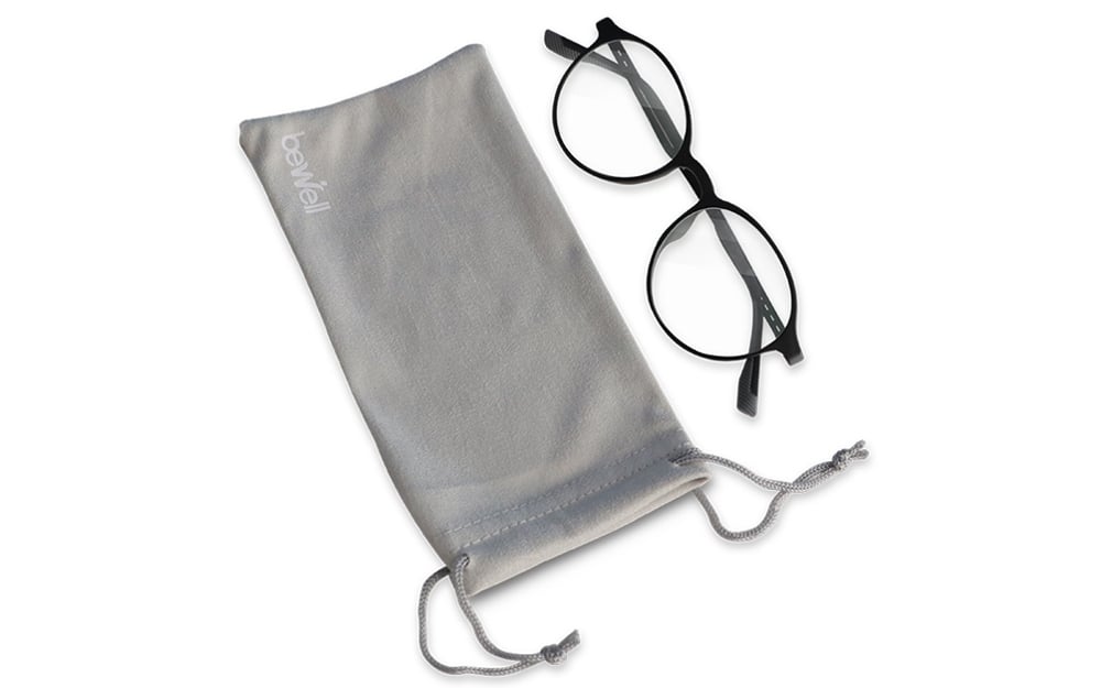 แว่นกรองแสง Bewell Titanium Blue Block Glasses Round HB-14