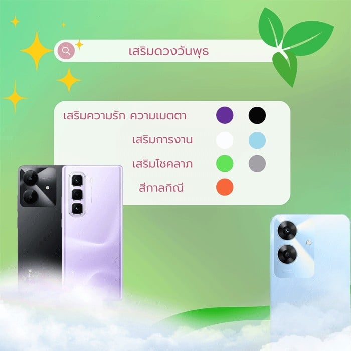 สีโทรศัพท์มงคล เสริมดวงวันพุธ